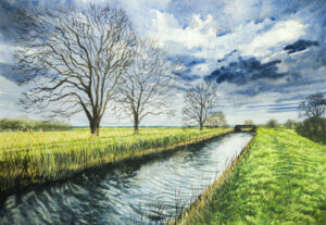 Jamie Sugg's painting of 'A Stormy Afternoon'