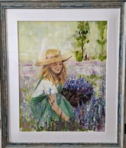 Girl in Lavender