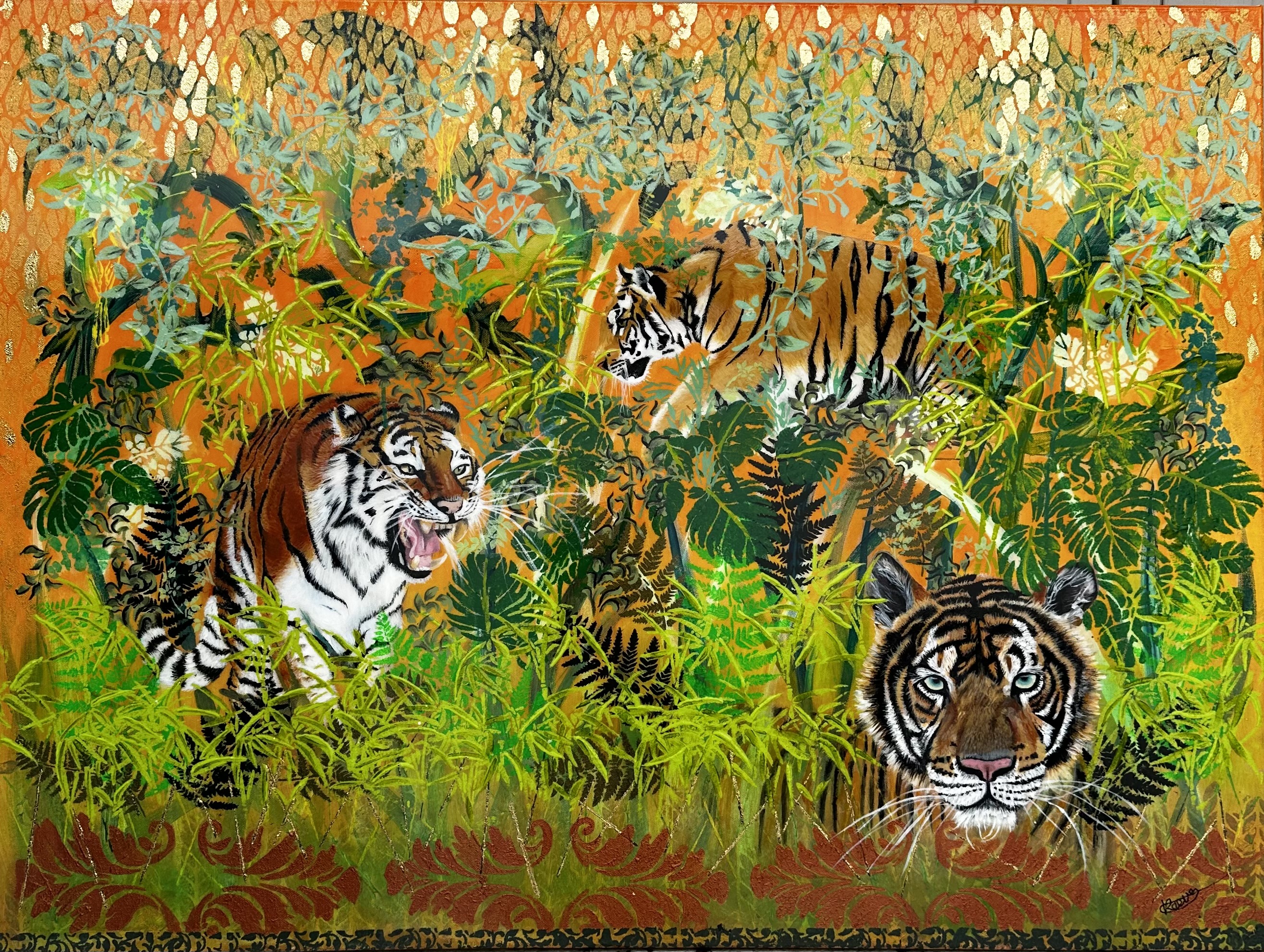 Lynne Reeves Lynne Reeves - Striped Trio - SAA
